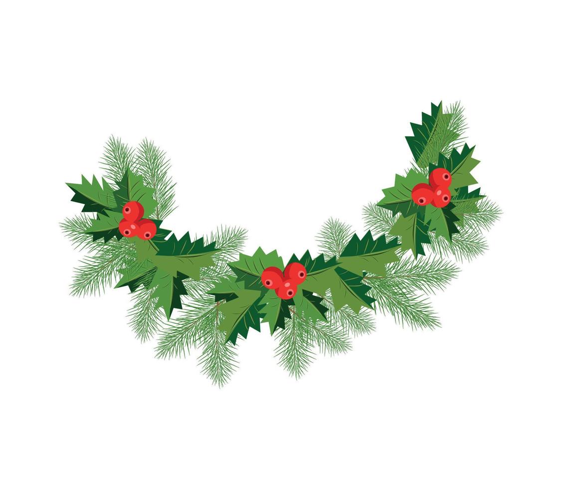 Vector illustration of Mistletoe