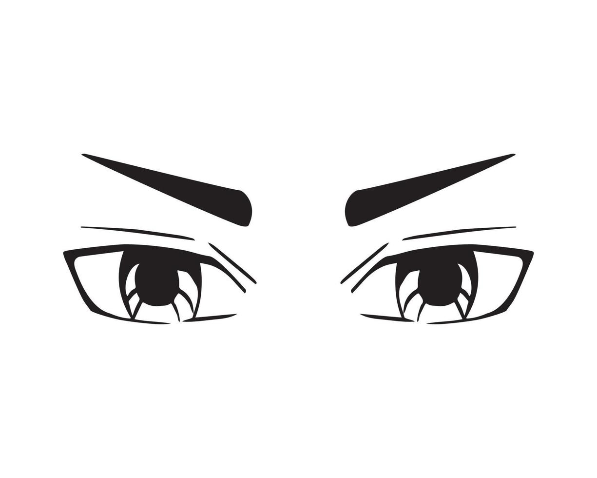 Vector illustration of Eyes Expression