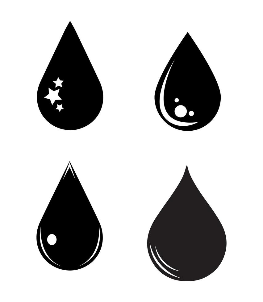 Set of Drops vector