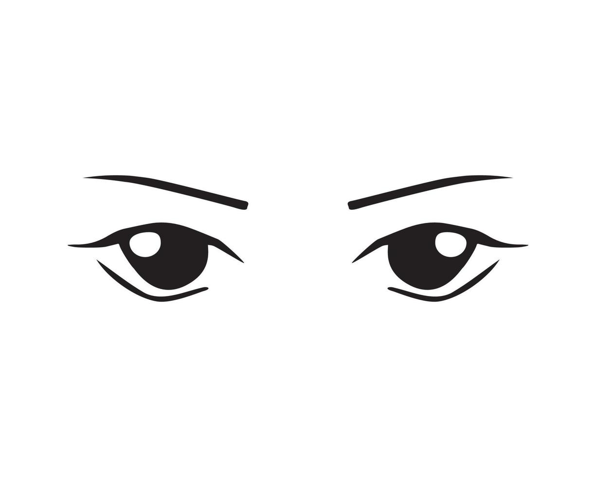 Vector illustration of Eyes Expression