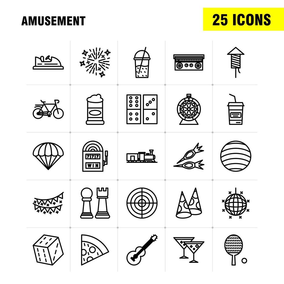 Business Line Icons Set For Infographics Mobile UXUI Kit And Print Design Include Target Focus Avatar Shoot Pie Chart Graph Business Eps 10 Vector