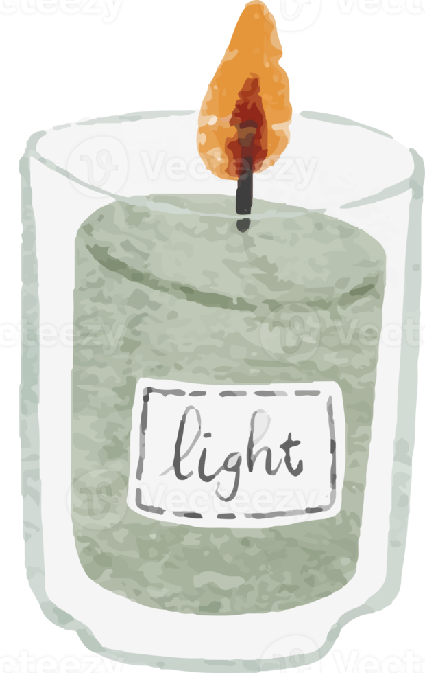 Hand Drawn Candle png