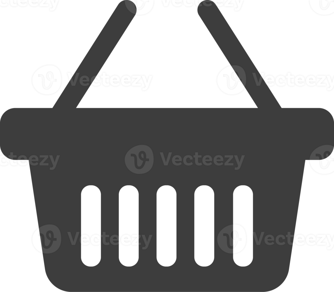 Shopping basket black shadow icon, Shop icon set. png