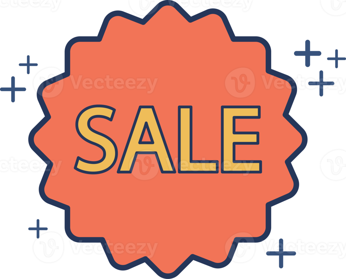 Sale tag icon illustration glyph style design with color and plus sign. png