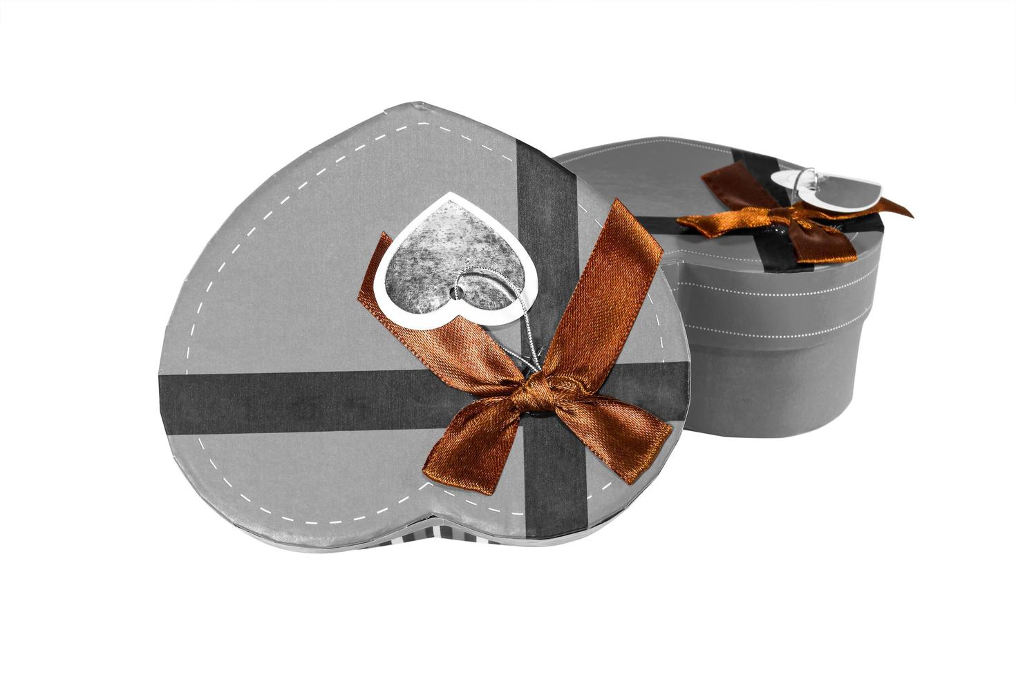 Gray Heart-shaped box photo