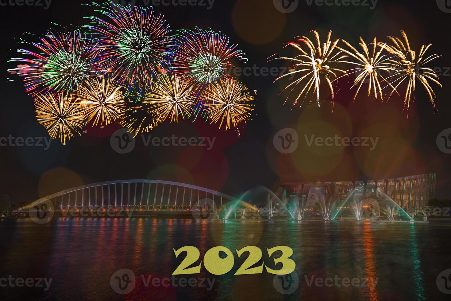 feliz año nuevo 2023 celebración foto