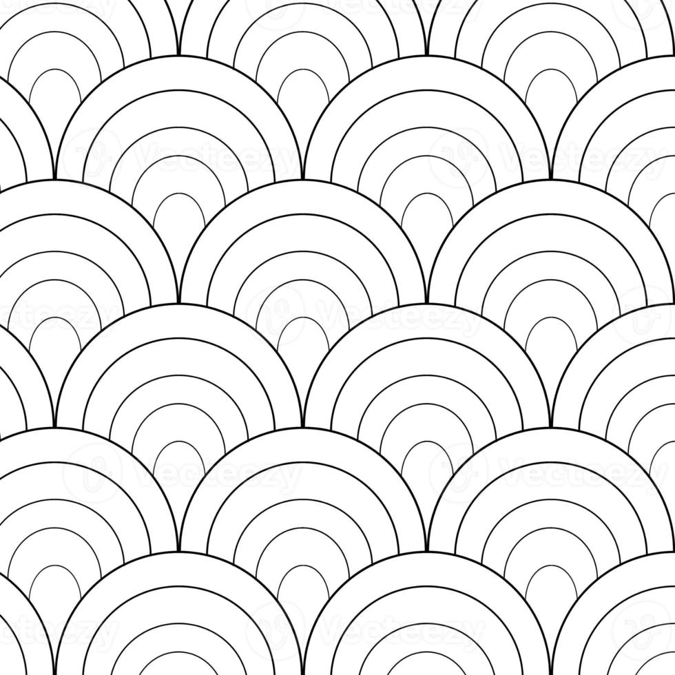 Creative Seamless Pattern For Coloring Page And Coloring Book photo