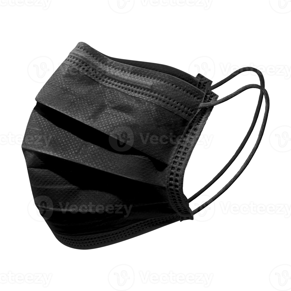 Black mask side isolated transparent 14323954 PNG