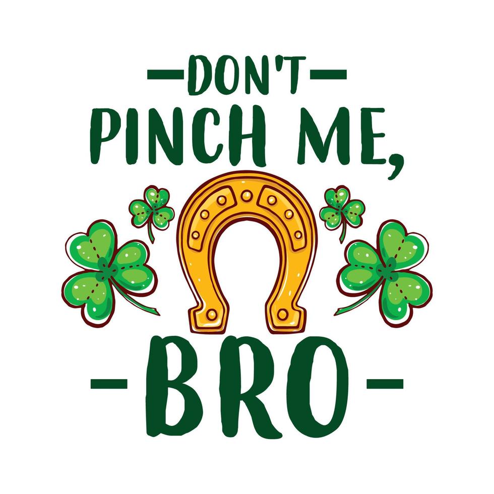 Patrick's day beautiful typography vector illustration