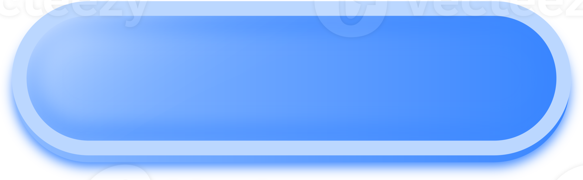 Rectangle shape buttons in blue colors. User interface element