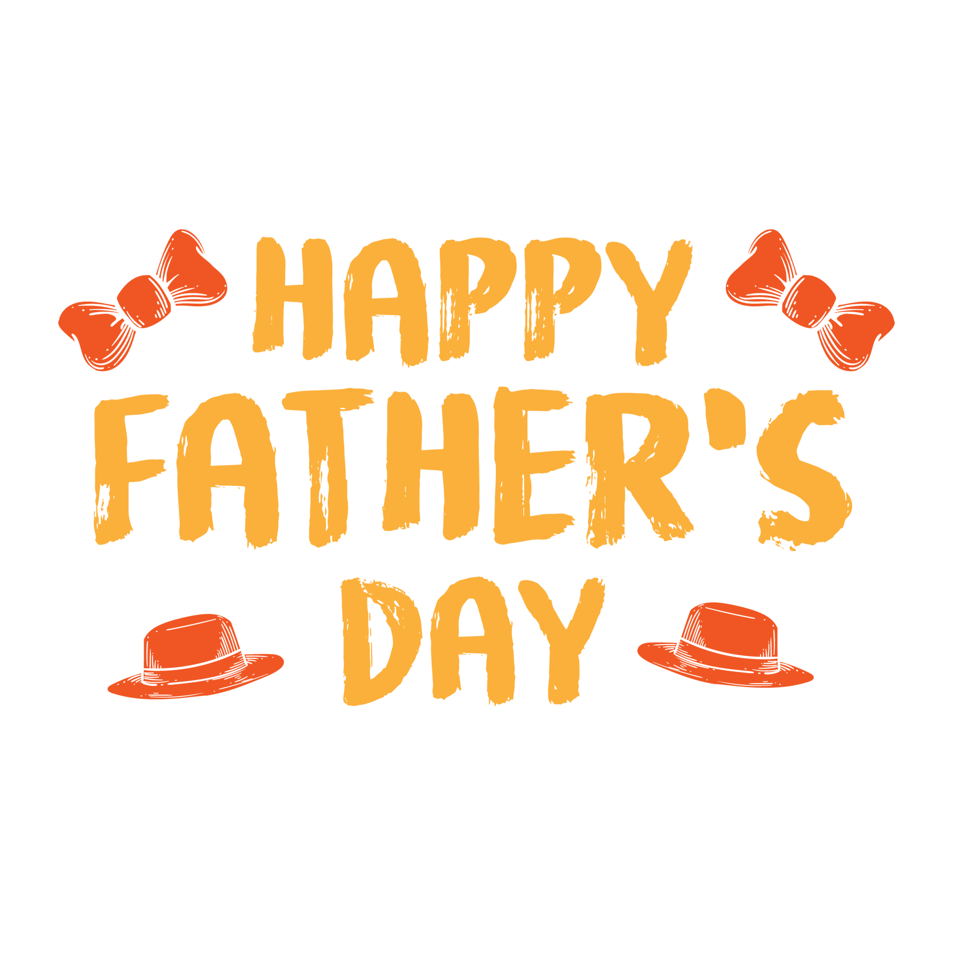 Free Father's Day poster or banner template with necktie and gift box