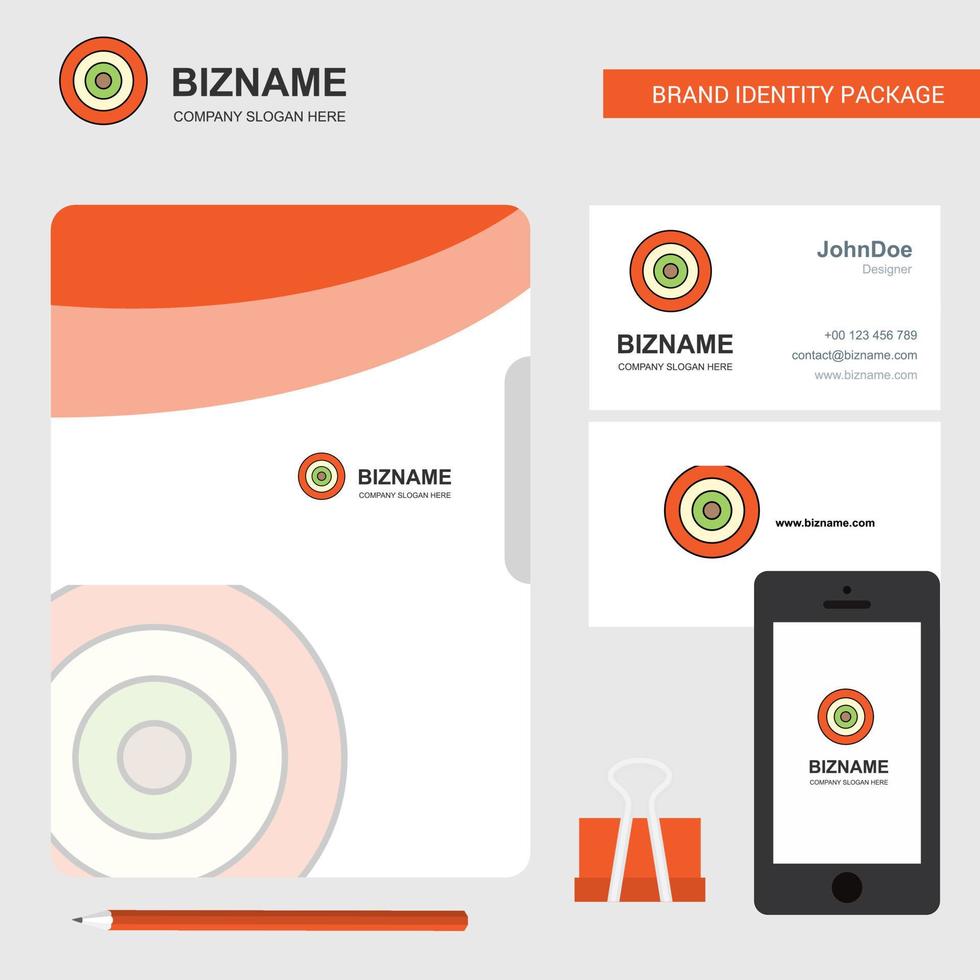 Dart game Business Logo File Cover Visiting Card and Mobile App Design Vector Illustration