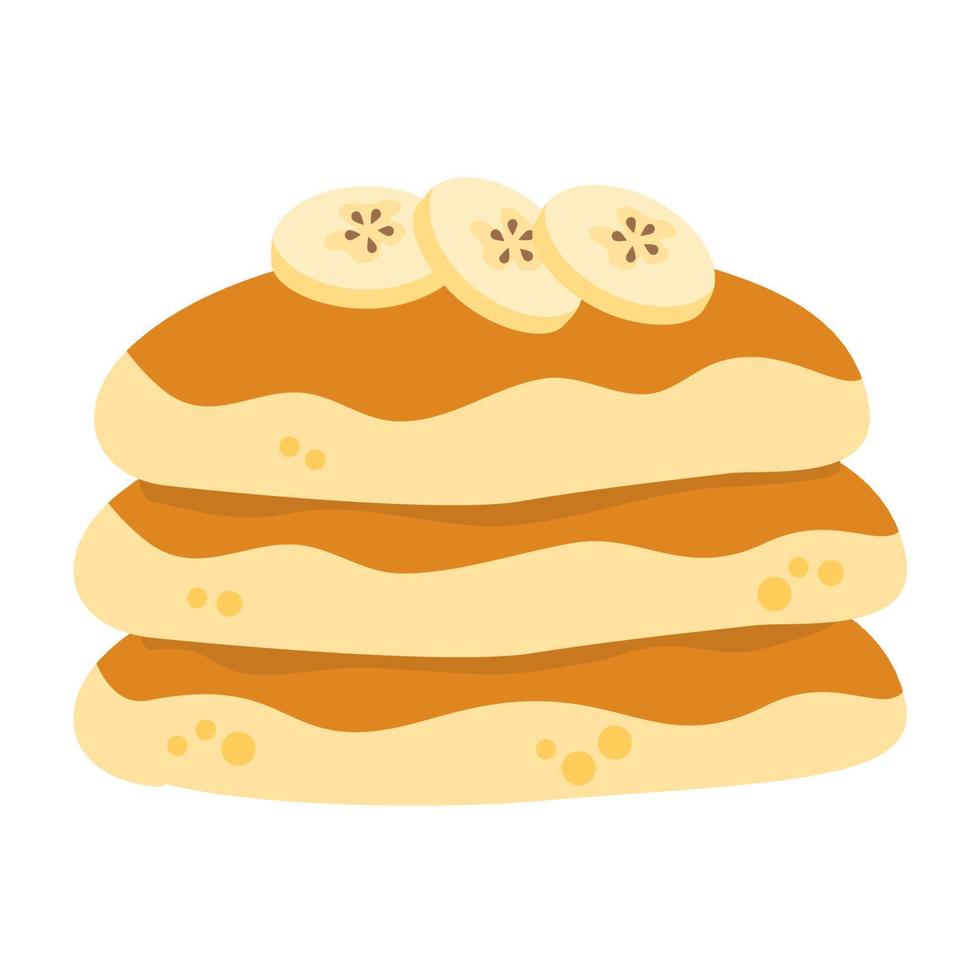 Hand drawn pancake day vector