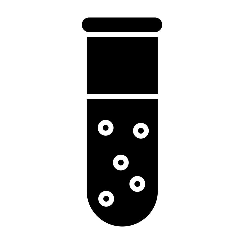 Test Tube Icon Style vector