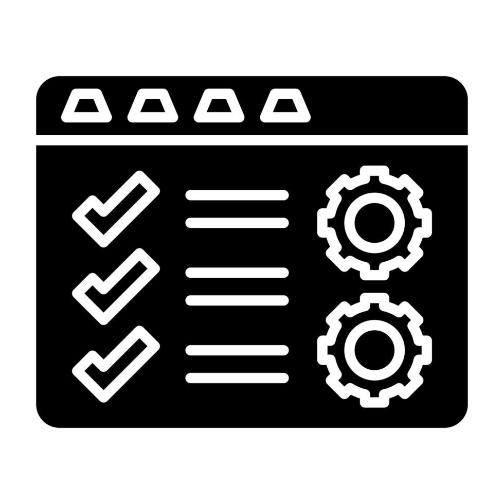 Custom Features Icon Style vector