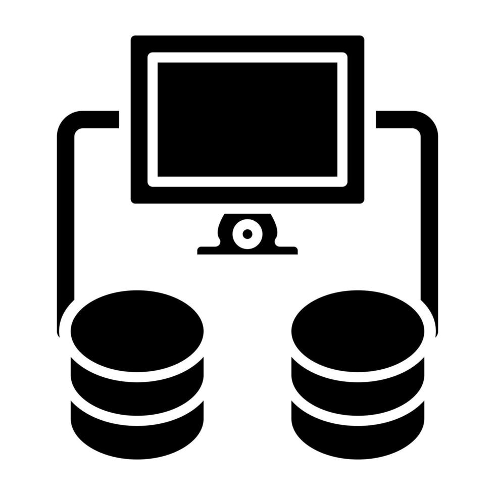 Database Icon Style vector