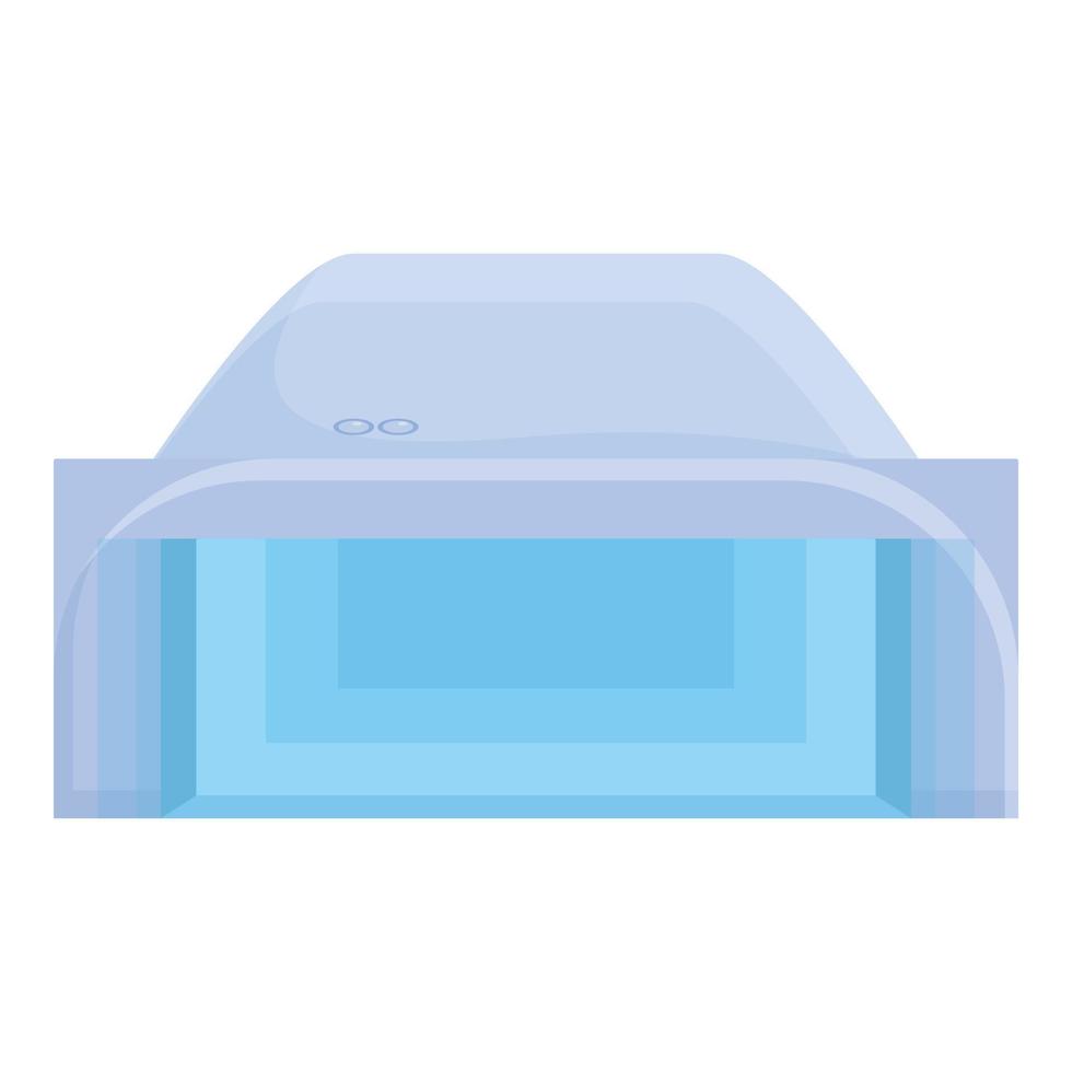 Uv lamp bactericidal icon, cartoon style vector