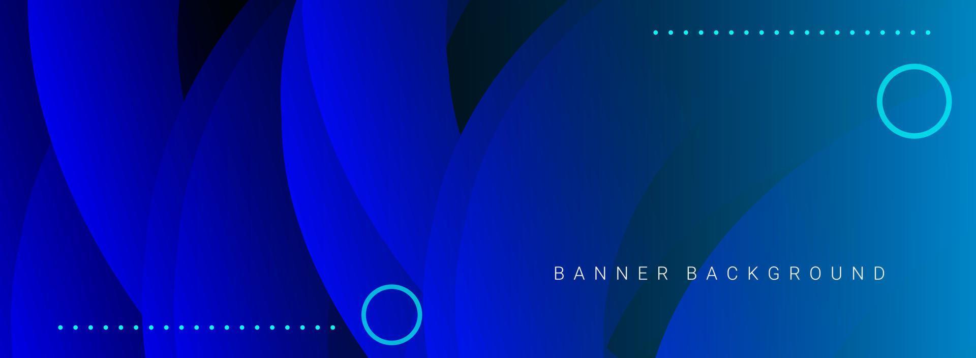 Abstract geometric modern stylish smooth dark banner background vector