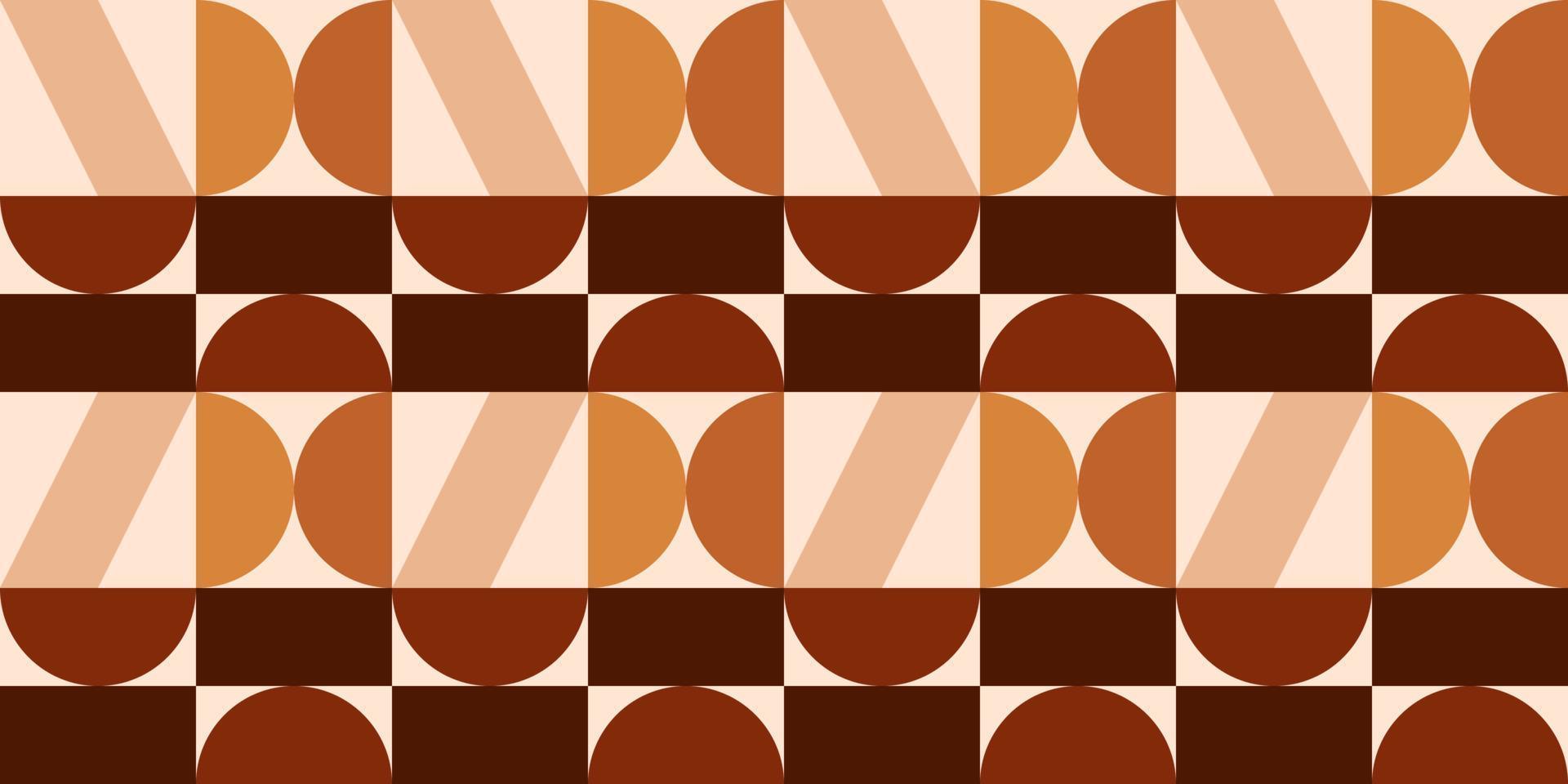 Geometry minimalistic artwork poster with simple shape and figure. Abstract vector pattern design in Bauhaus style for web banner, business presentation, branding package, fabric print, wallpaper