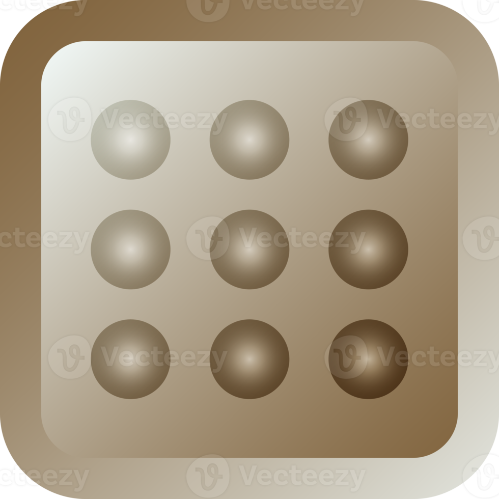 Button keyboard domino toy metallic for decorative background png