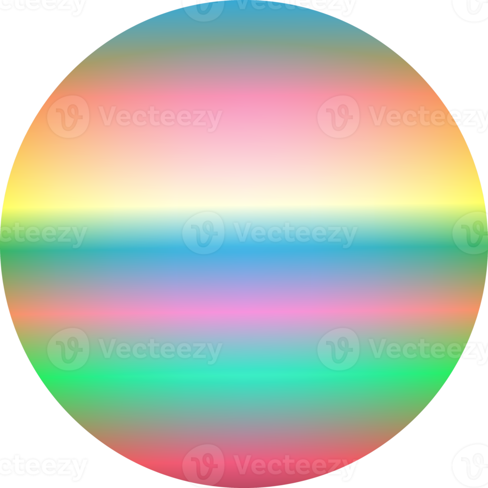 Circle ball fantasy rainbow sphere for decorative web backgrounds banner sticker label backdrop png