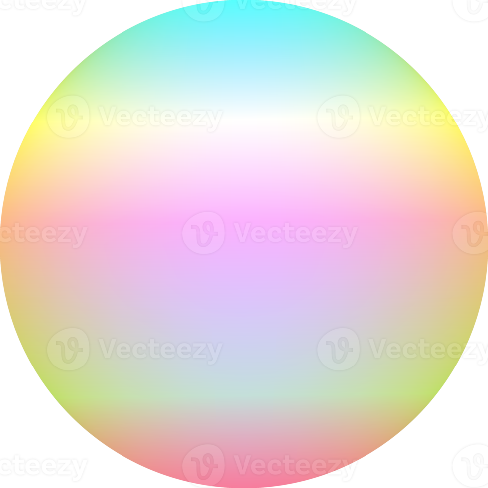 Circle ball fantasy rainbow sphere for decorative web backgrounds banner sticker label backdrop png