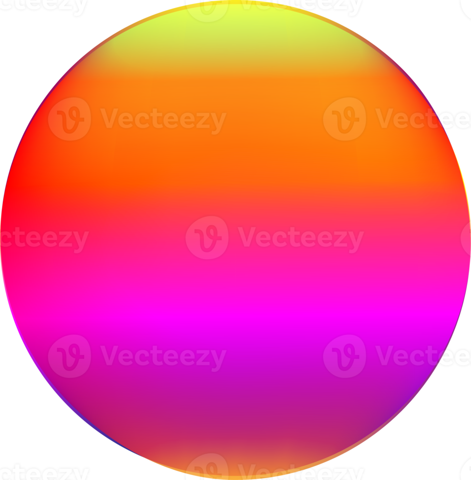 Circle ball fantasy rainbow sphere for decorative web backgrounds banner sticker label backdrop png