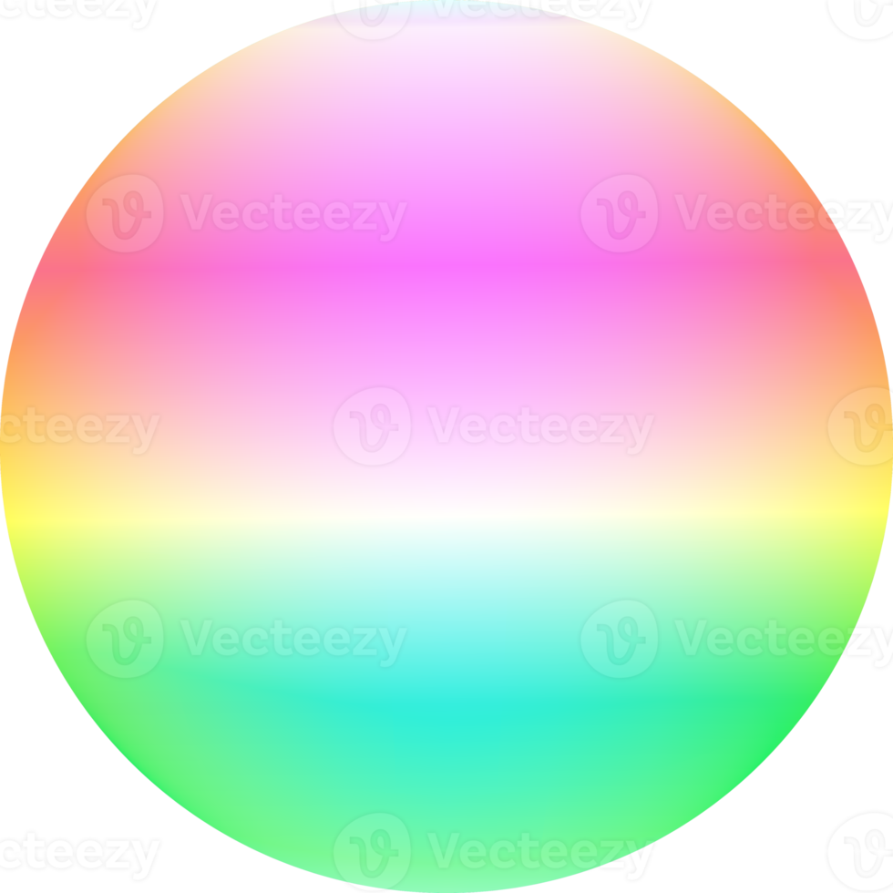 Circle ball fantasy rainbow sphere for decorative web backgrounds banner sticker label backdrop png