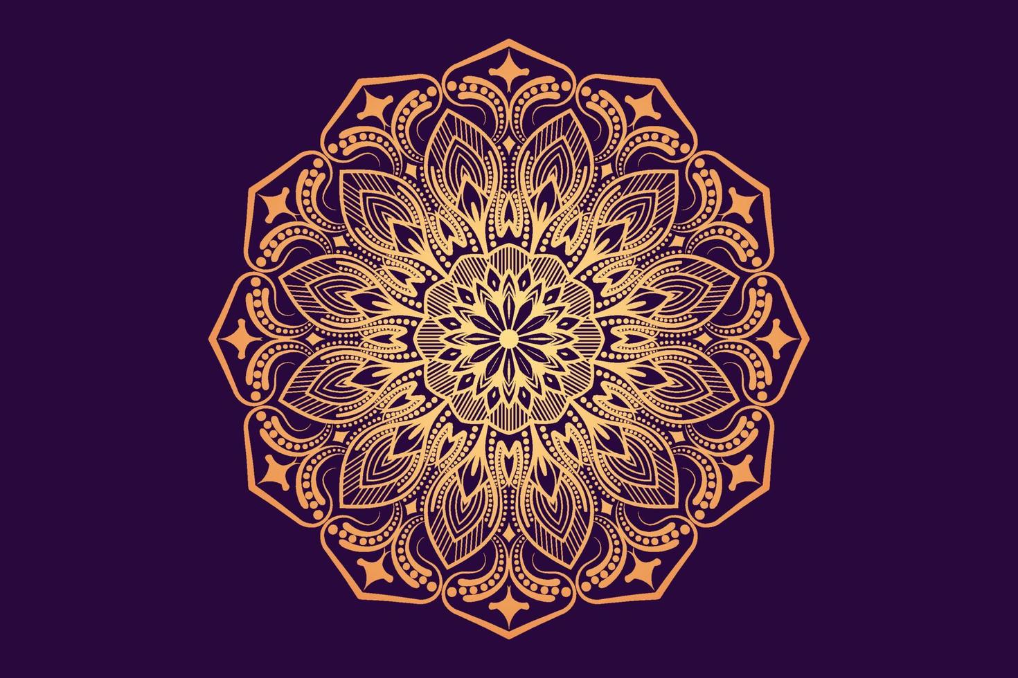 Mandala background Design free vector