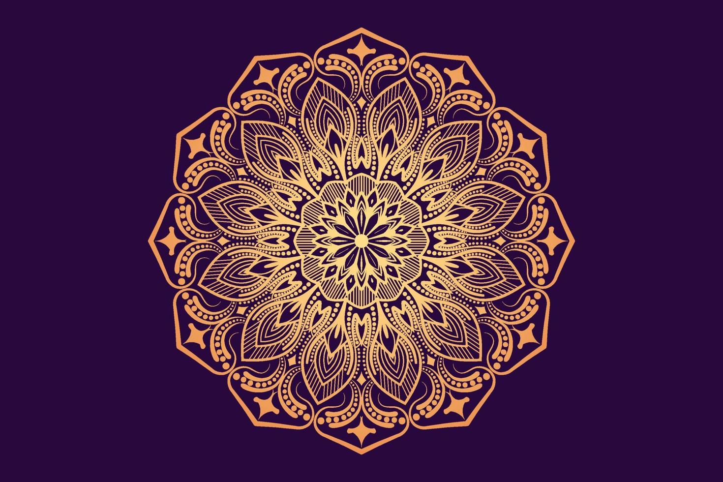 Mandala background Design free vector