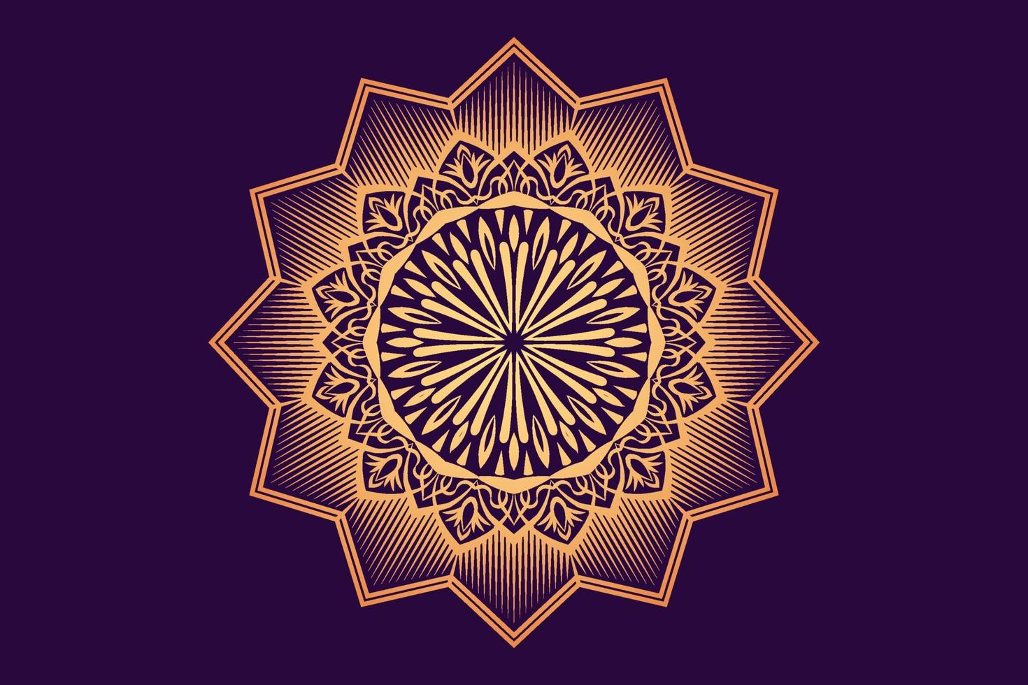 Mandala background Design free vector