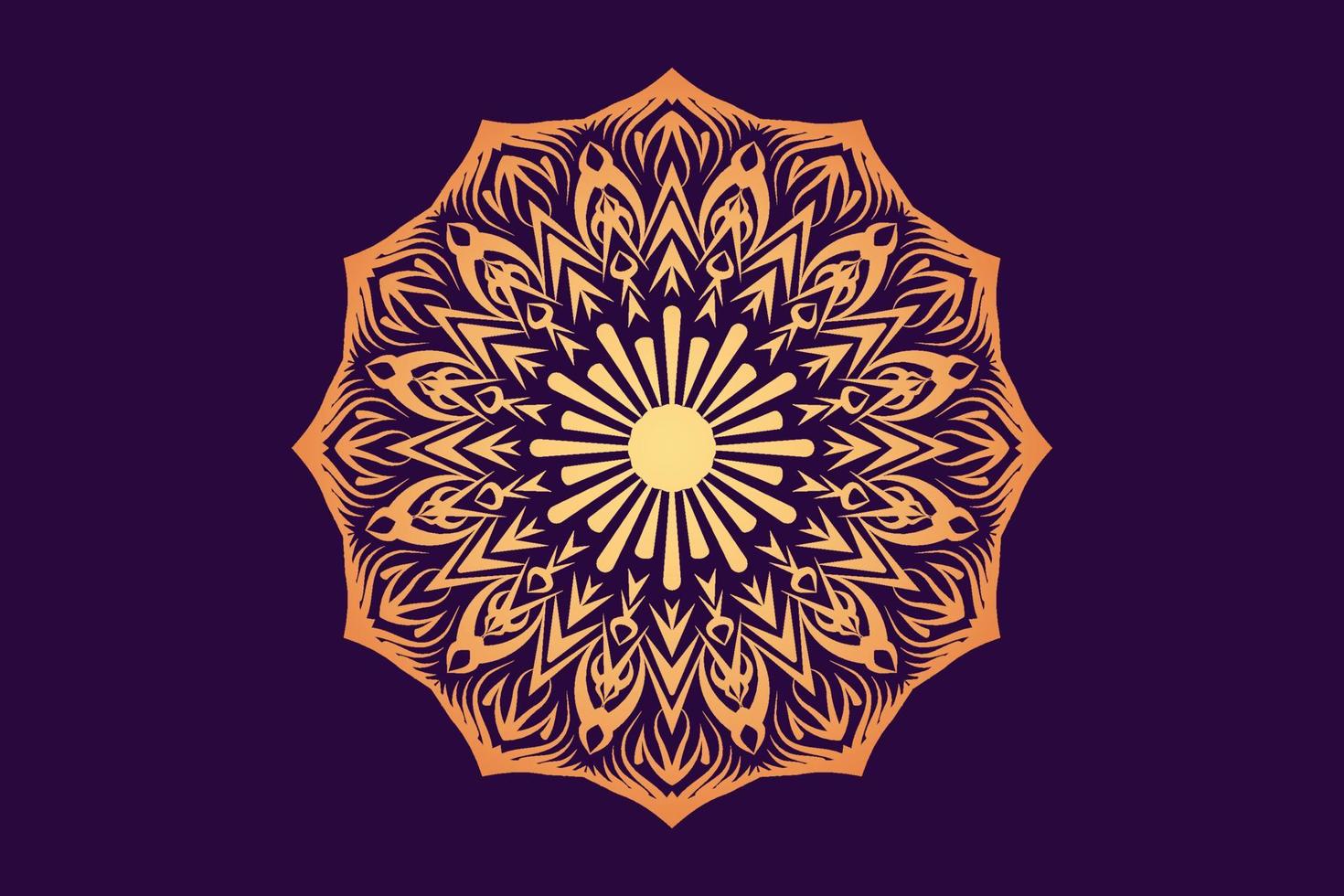 Mandala background Design free vector