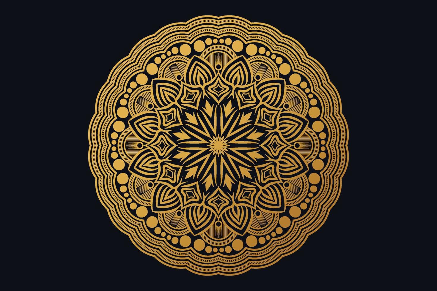 Mandala background Design free vector