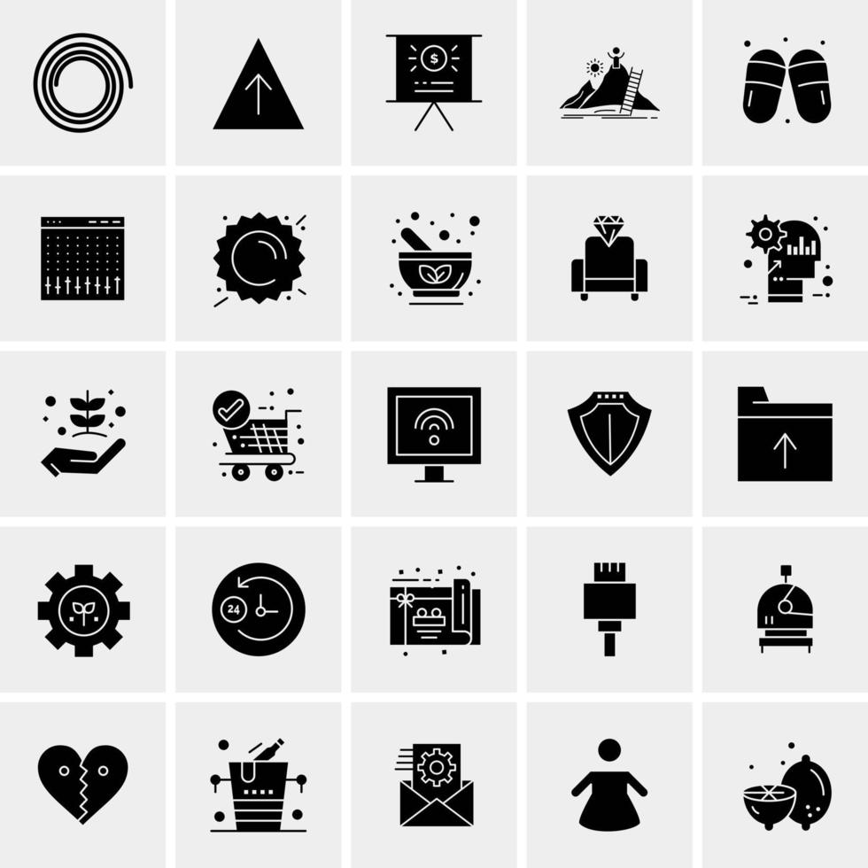 25 Universal Business Icons Vector Creative Icon Illustration to use in web and Mobile Related project