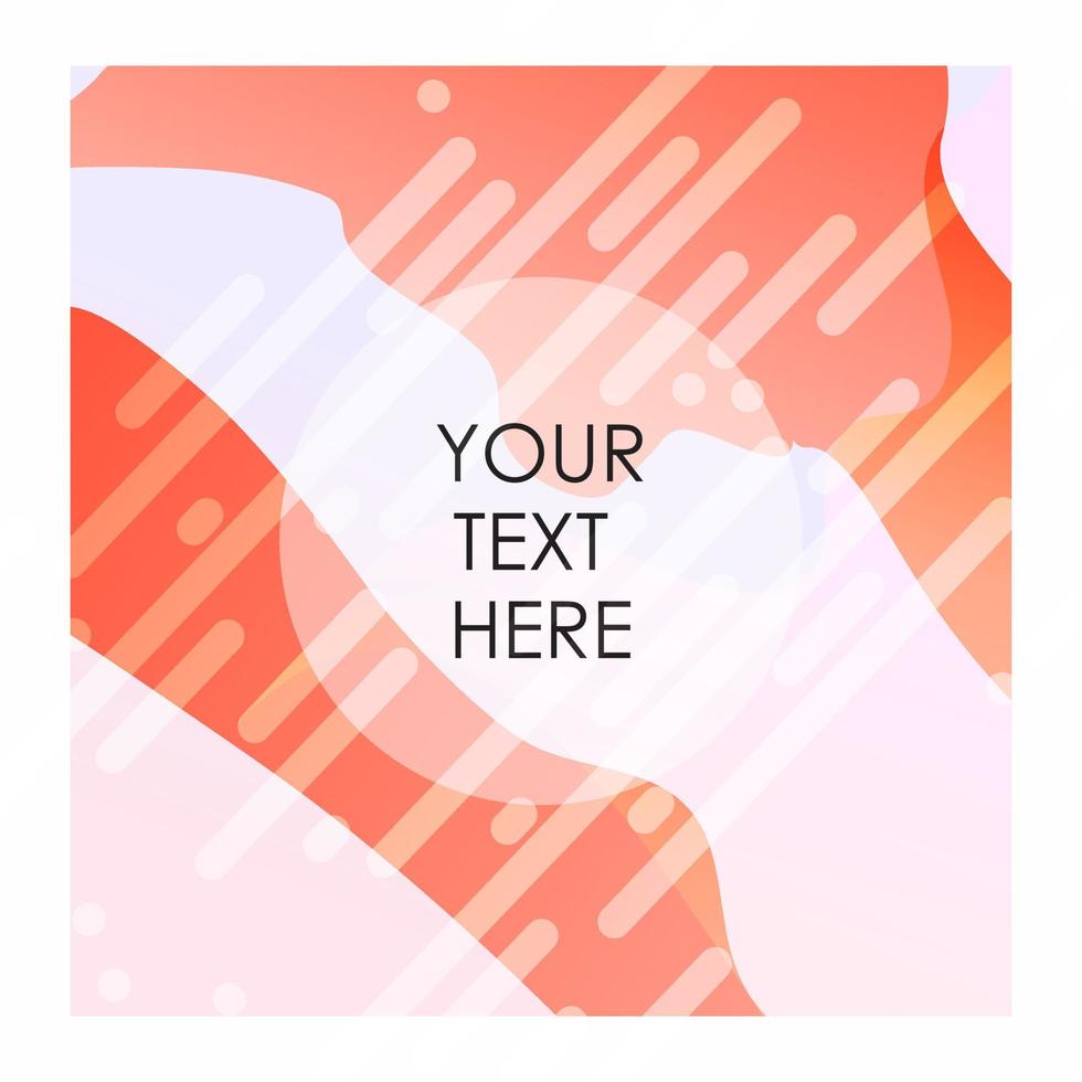 Colorful background with typography vector