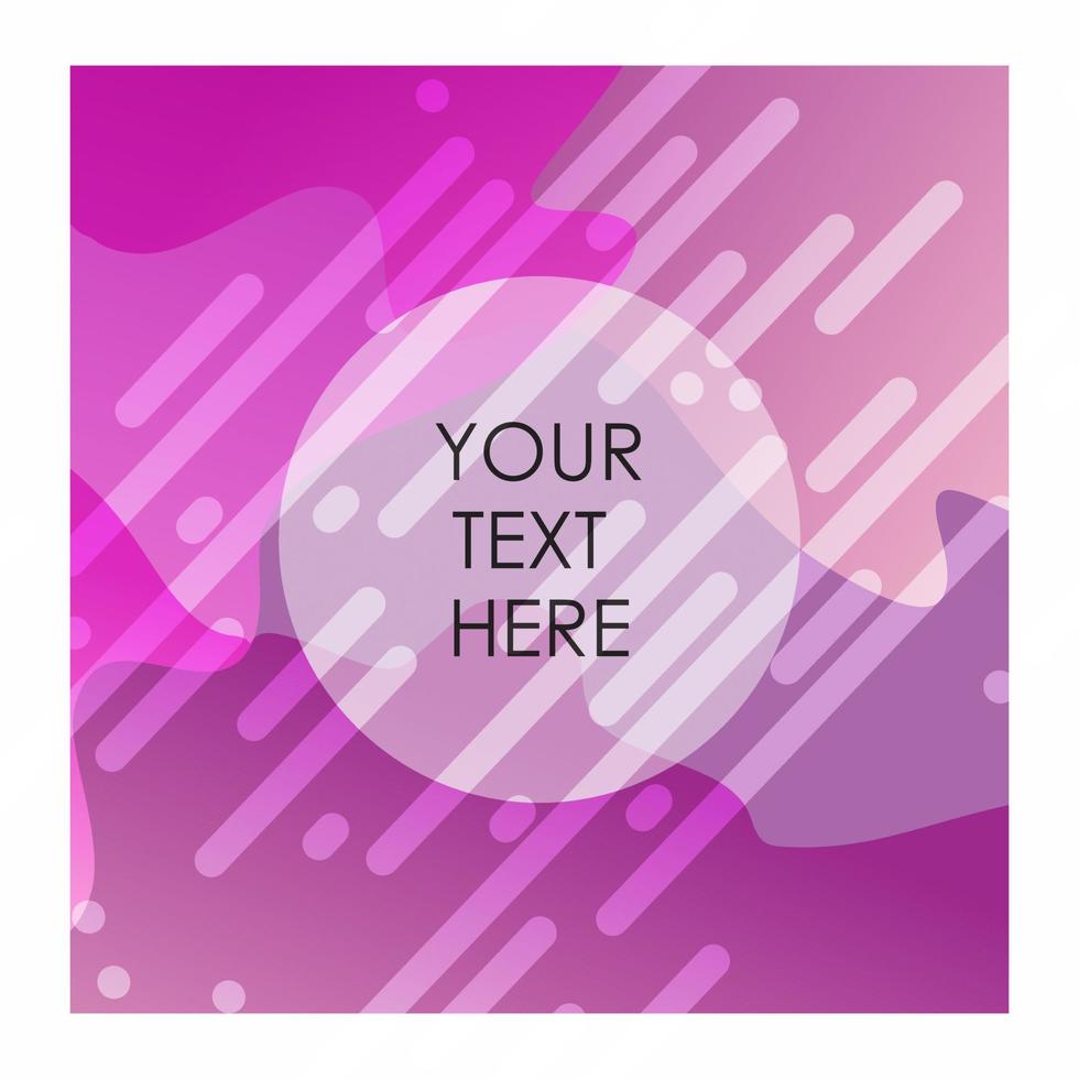 Colorful background with typography vector