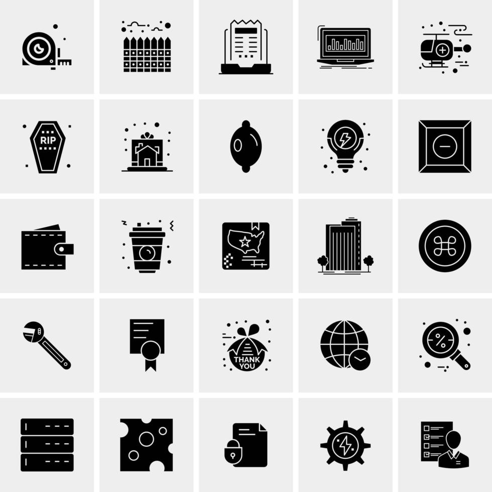 25 Universal Business Icons Vector Creative Icon Illustration to use in web and Mobile Related project