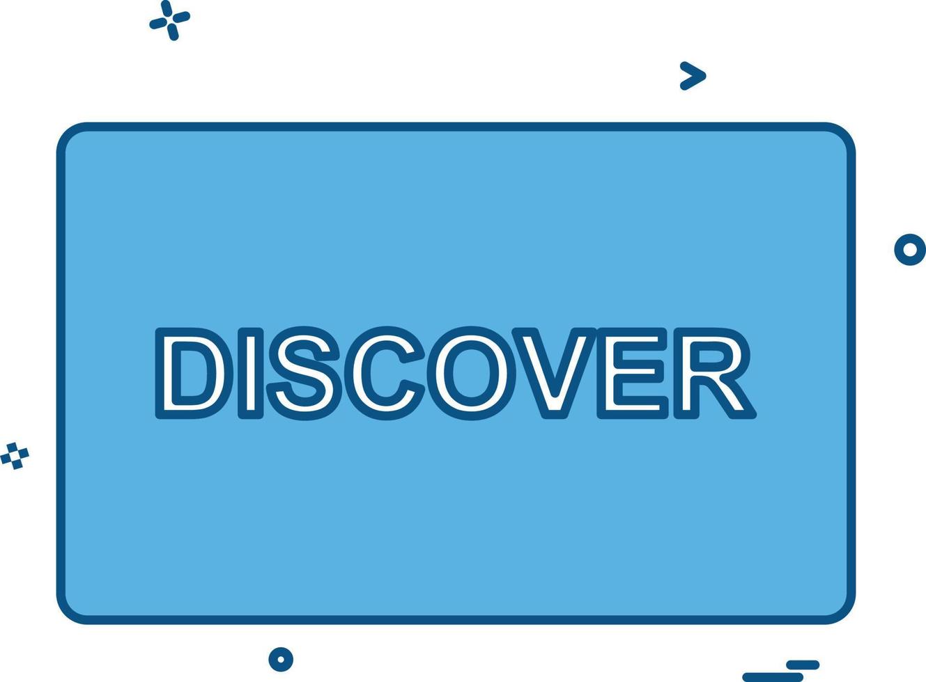 Discover card design vector