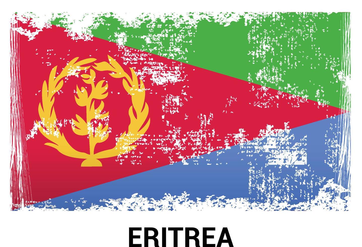 Eritrea flags design vector