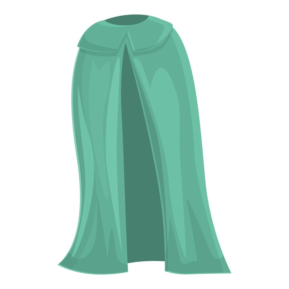 Mantle icon cartoon vector. Cloak cape vector
