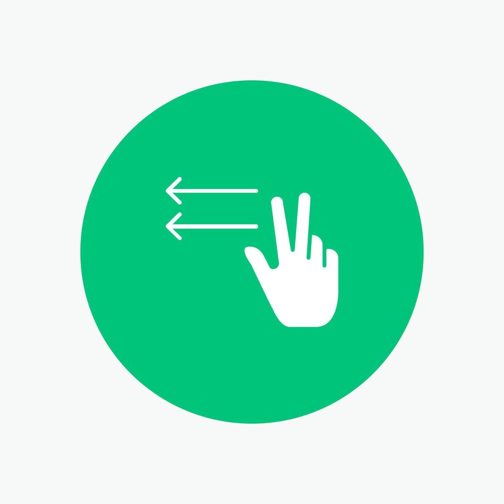 Fingers Gesture Lefts vector