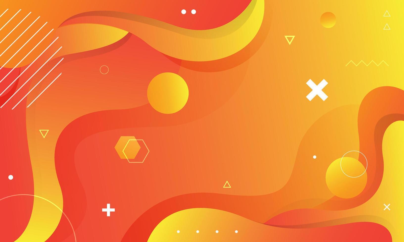 Orange abstract background. Vector illustration