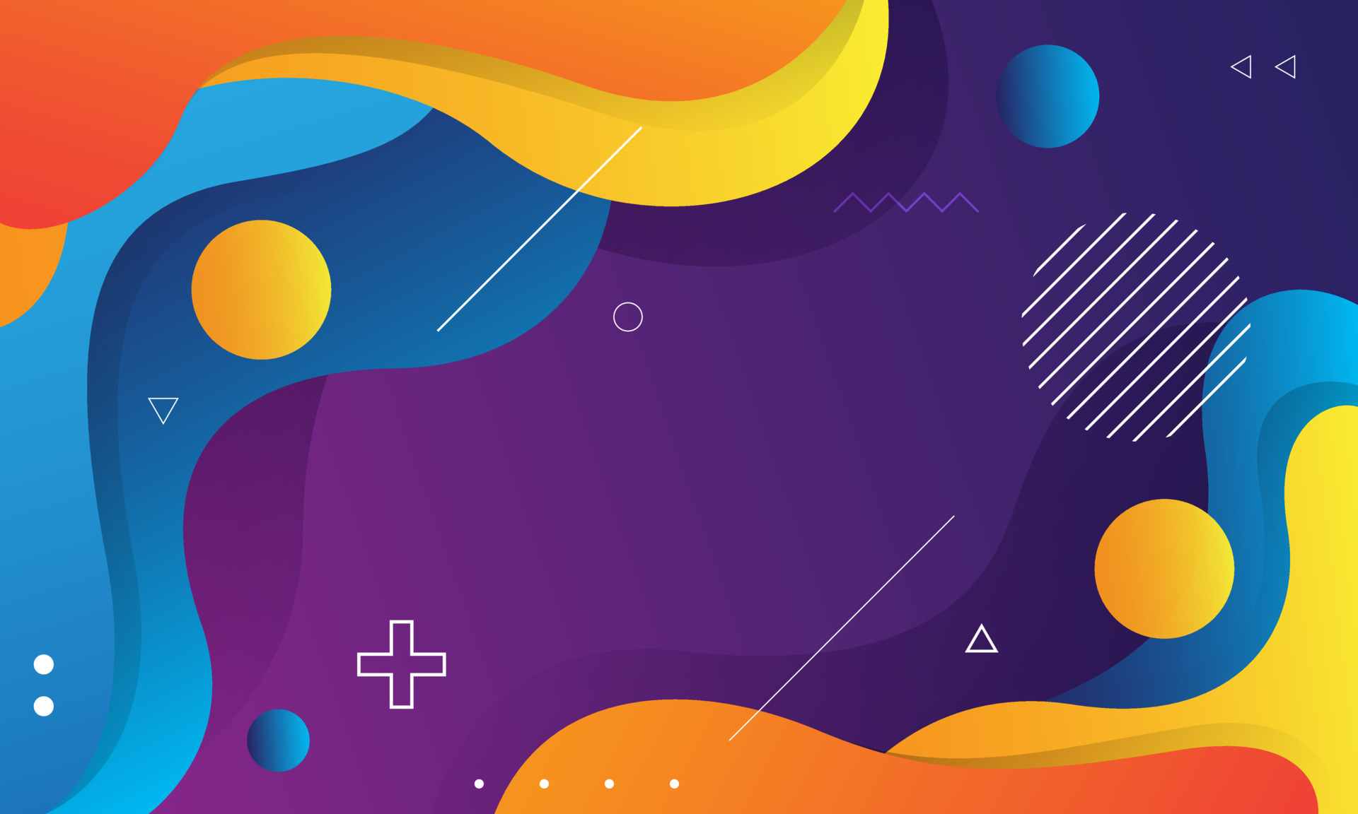 Colorful geometric background. Liquid color background design. Fluid