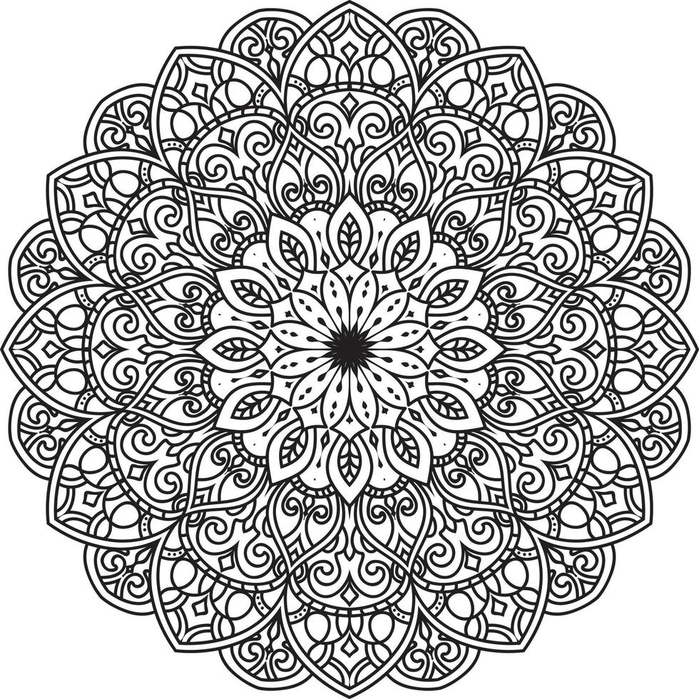 Decorative mandala design vector