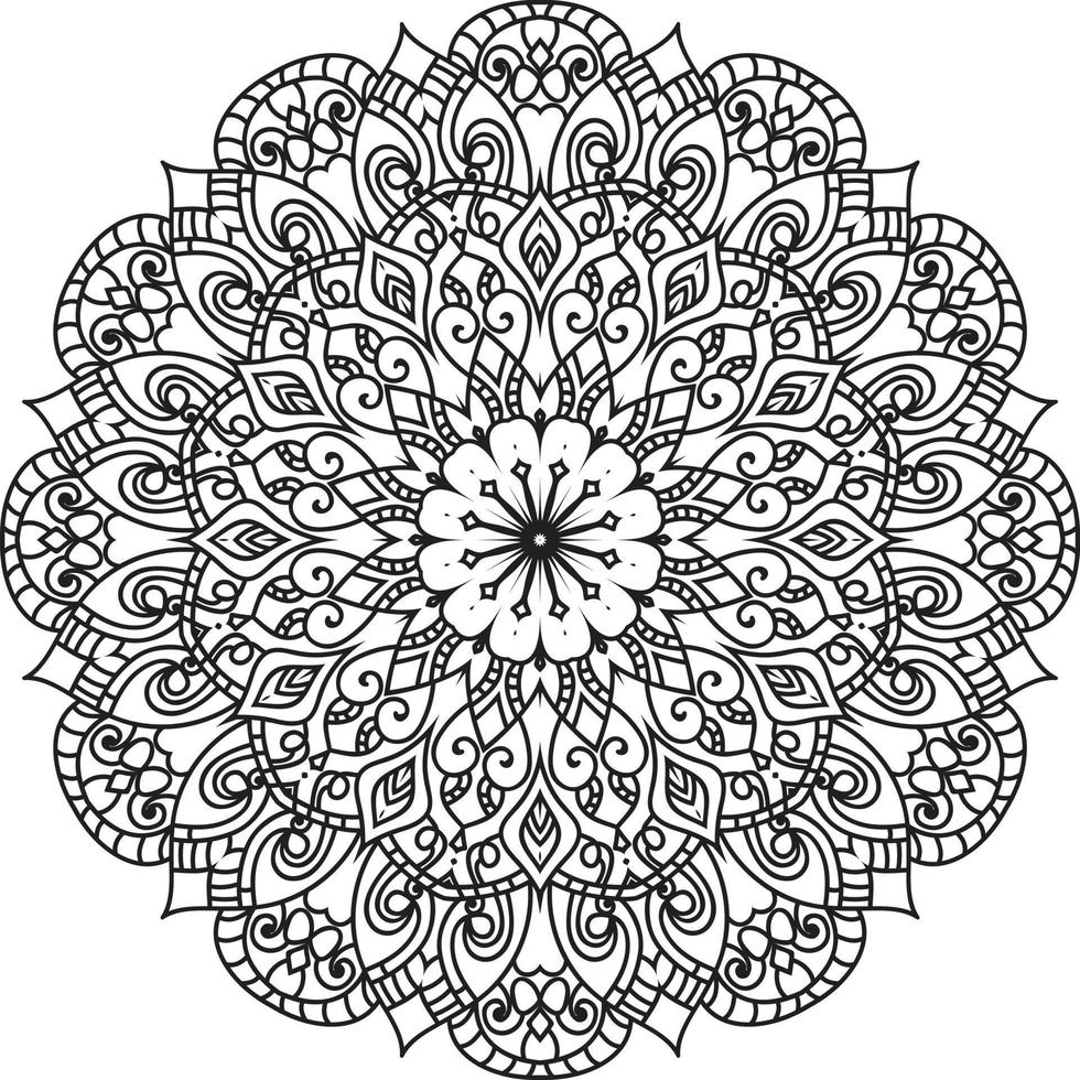 Decorative mandala design vector