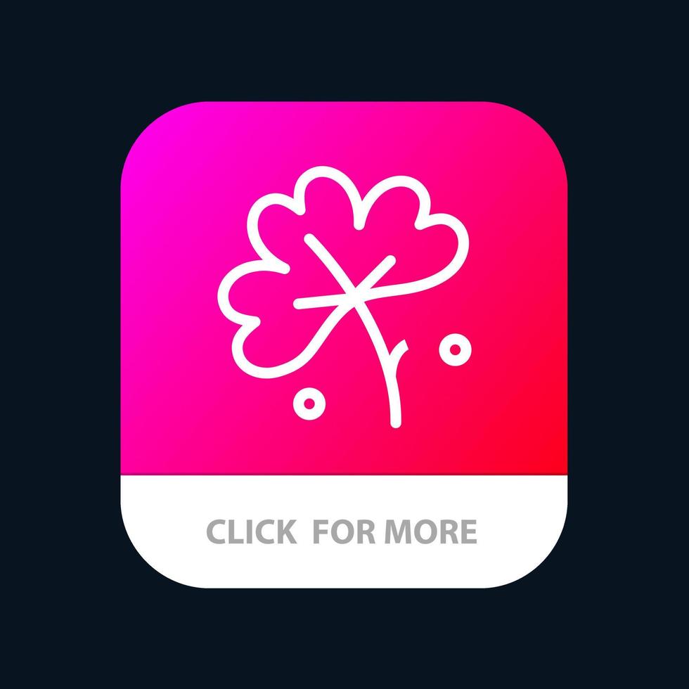 Anemone Anemone Flower Flower Spring Flower Mobile App Button Android and IOS Line Version vector