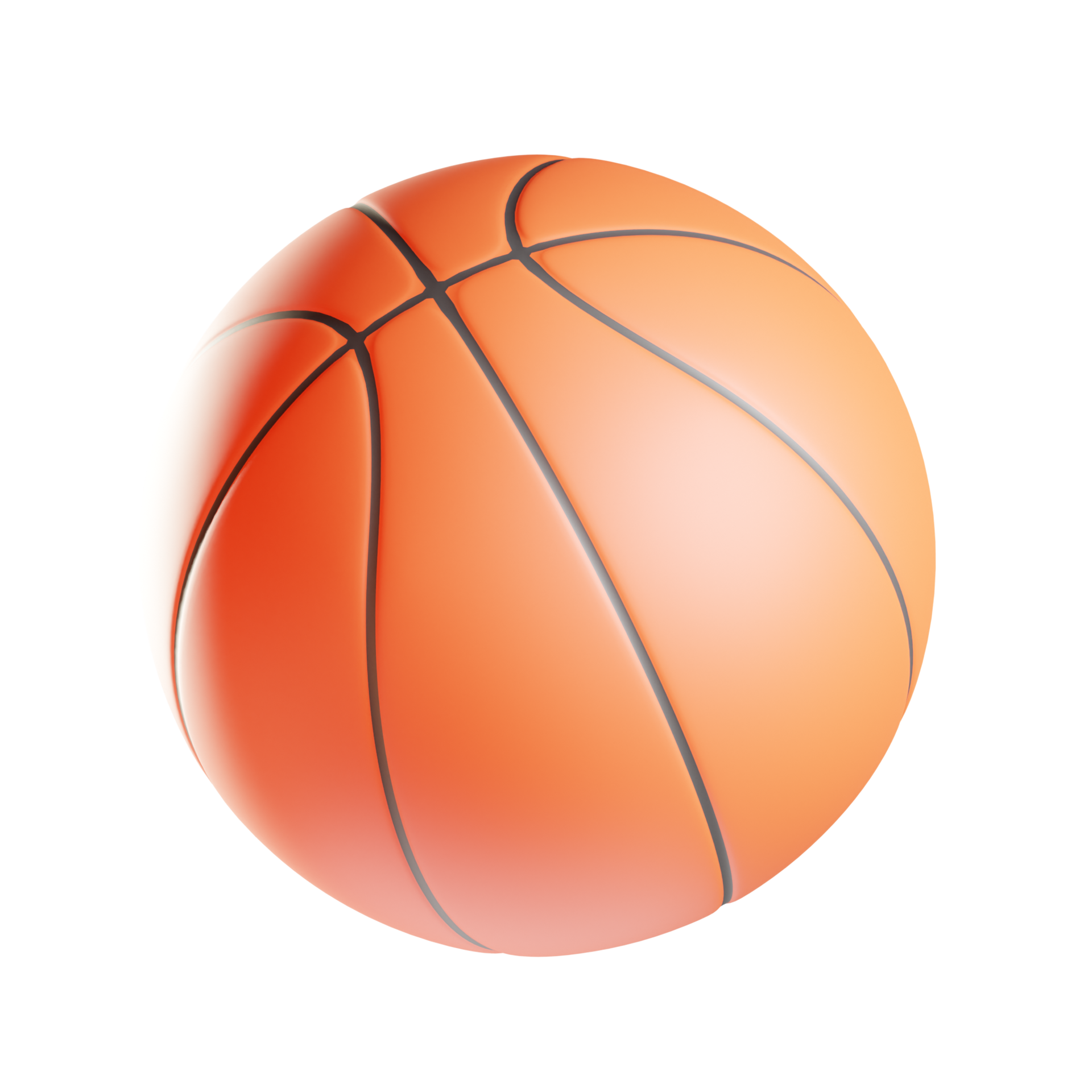 Realistic Basketball Clipart Transparent Background, 3d Realistic Stereo  Basketball, C4d, 3d Stereo, Simulation Style PNG Image For Free Download