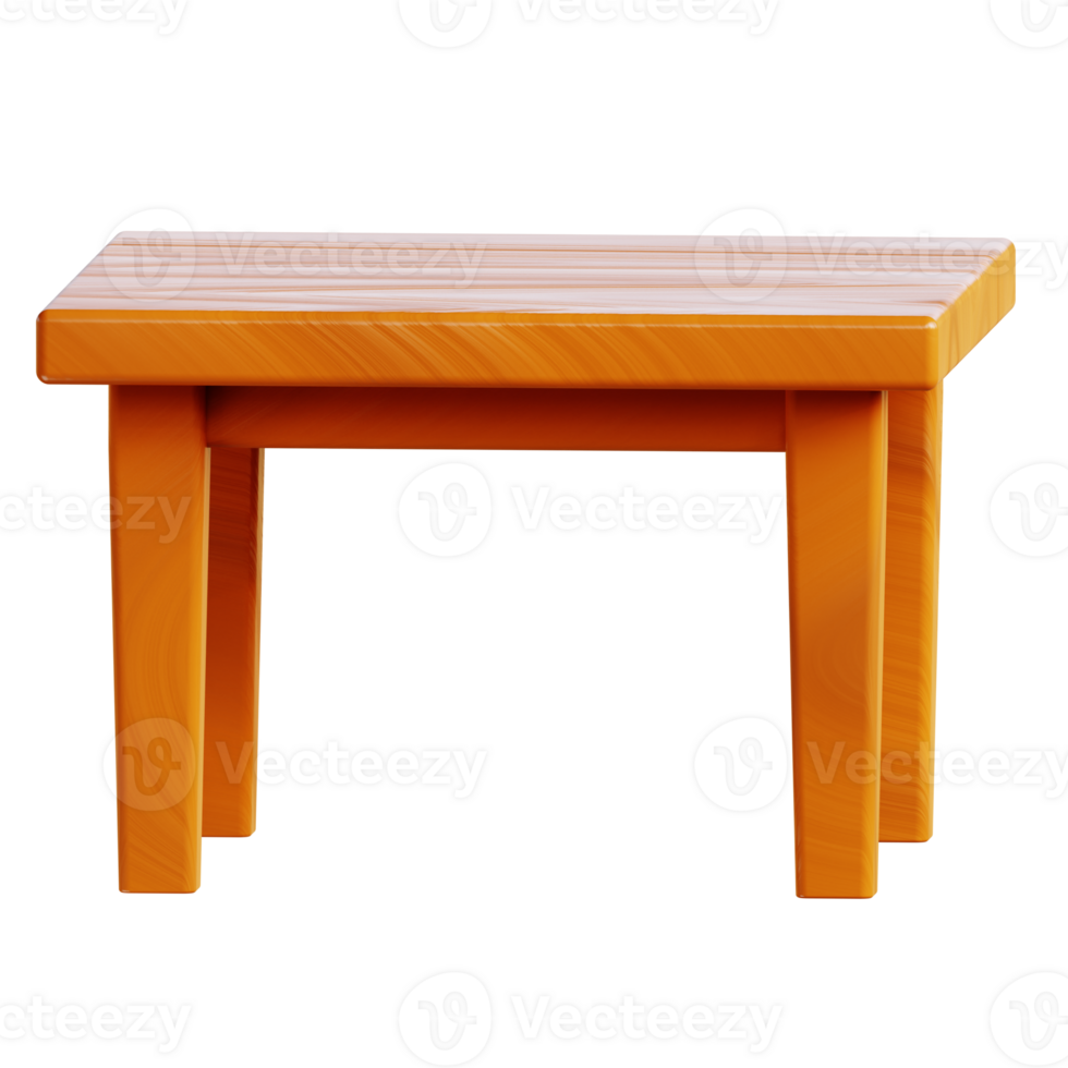 table 3d illustration png