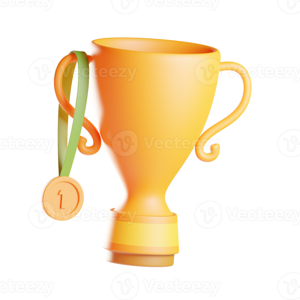 trofeo 3d illustrazione png