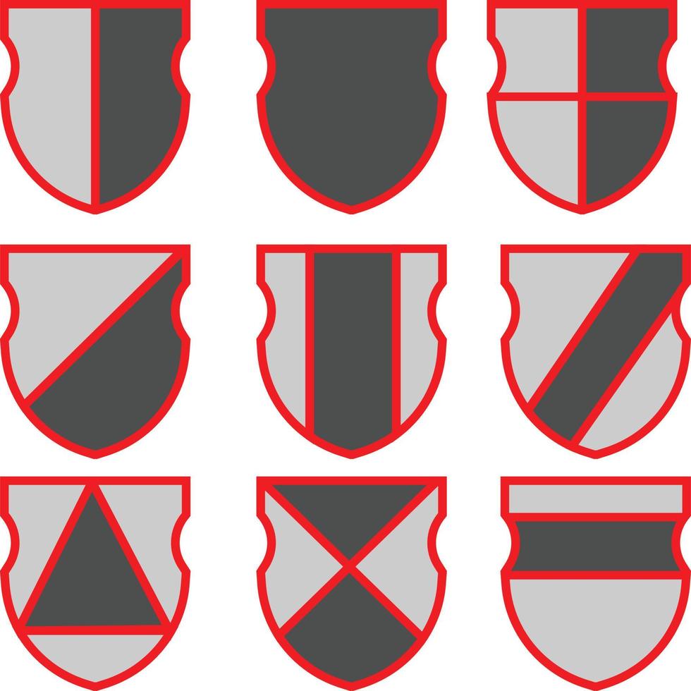 shield design logo vector